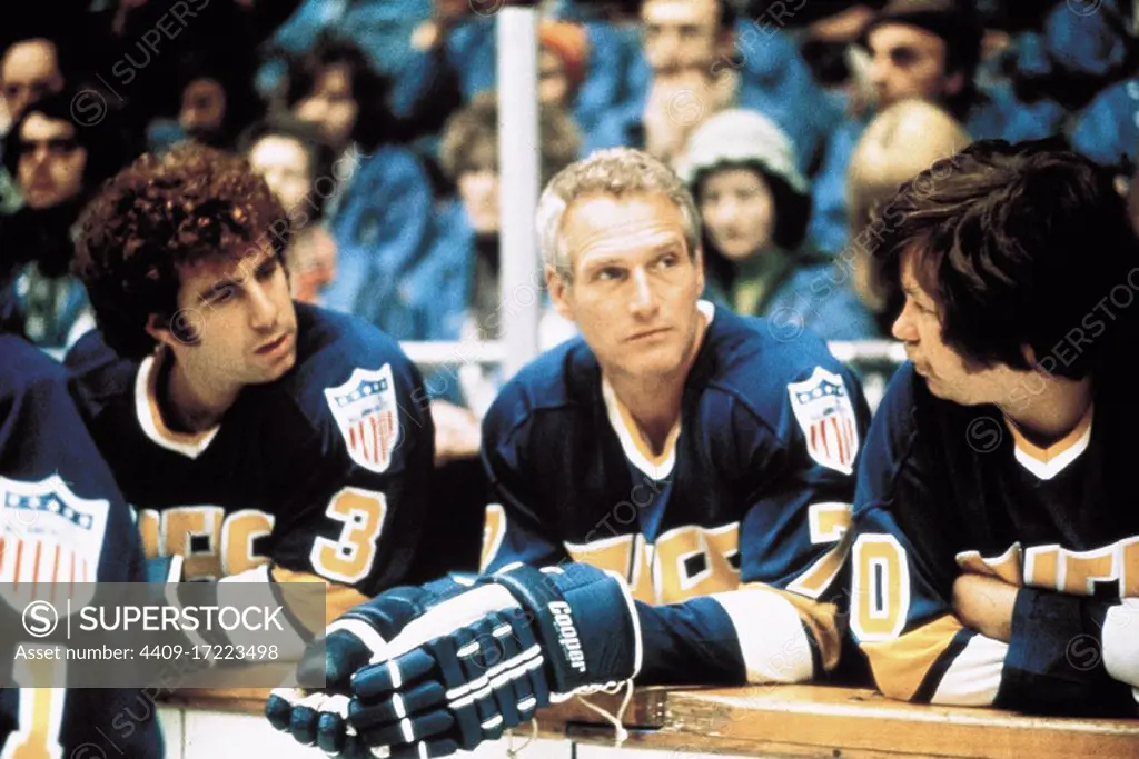 PAUL NEWMAN in SLAP SHOT (1977), directed by GEORGE ROY HILL.