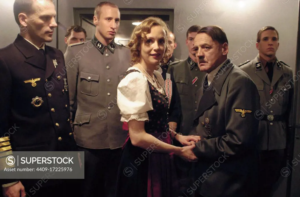 BRUNO GANZ in THE DOWNFALL: HITLER AND THE END OF THE THIRD REICH (2004) -Original title: DER UNTERGANG-, directed by OLIVER HIRSCHBIEGEL.