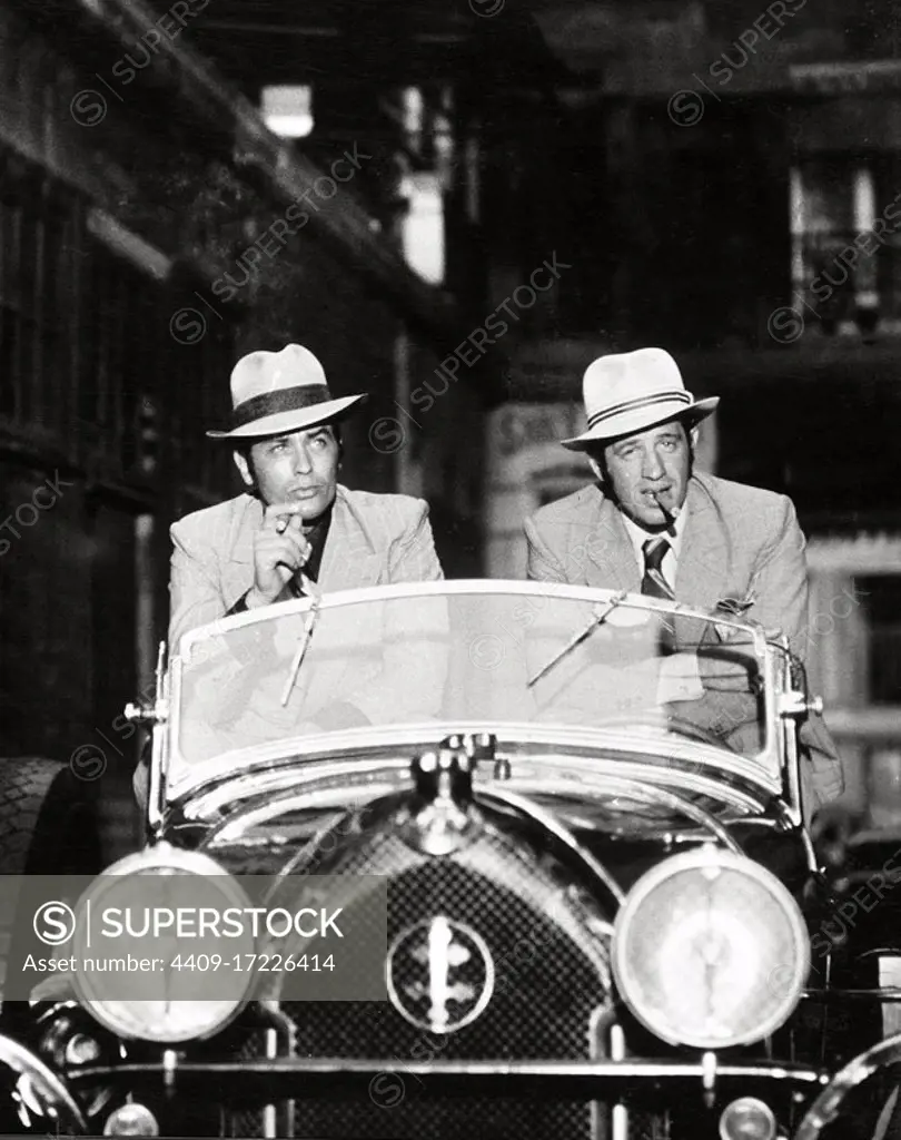 JEAN-PAUL BELMONDO and ALAIN DELON in BORSALINO (1970), directed by JACQUES DERAY.