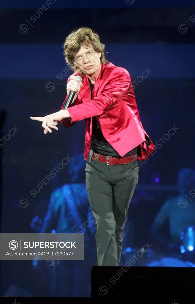 Concierto de los Rolling Stones en el estadio Olimpico de Barcelona. ROLLING STONES. MICK JAGGER.