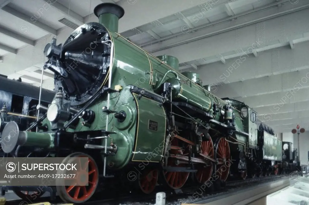 Bavarian S 3/6 3634 in Deutsches Museum.