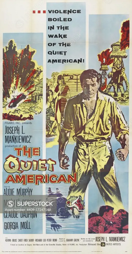 THE QUIET AMERICAN (1958), directed by JOSEPH L. MANKIEWICZ.