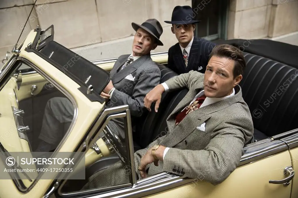 EDWARD BURNS, MILO VENTIMIGLIA and ROBERT KNEPPER in MOB CITY (2013), directed by FRANK DARABONT.