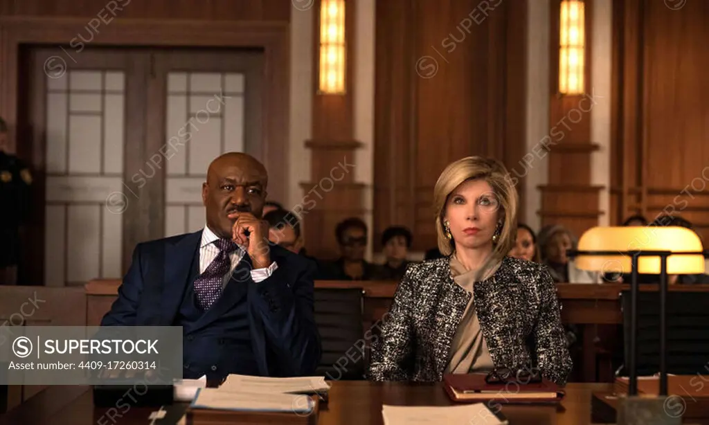 DELROY LINDO and CHRISTINE BARANSKI in THE GOOD FIGHT (2017), directed by ROBERT KING and MICHELLE KING. Season 3, Episode 8.