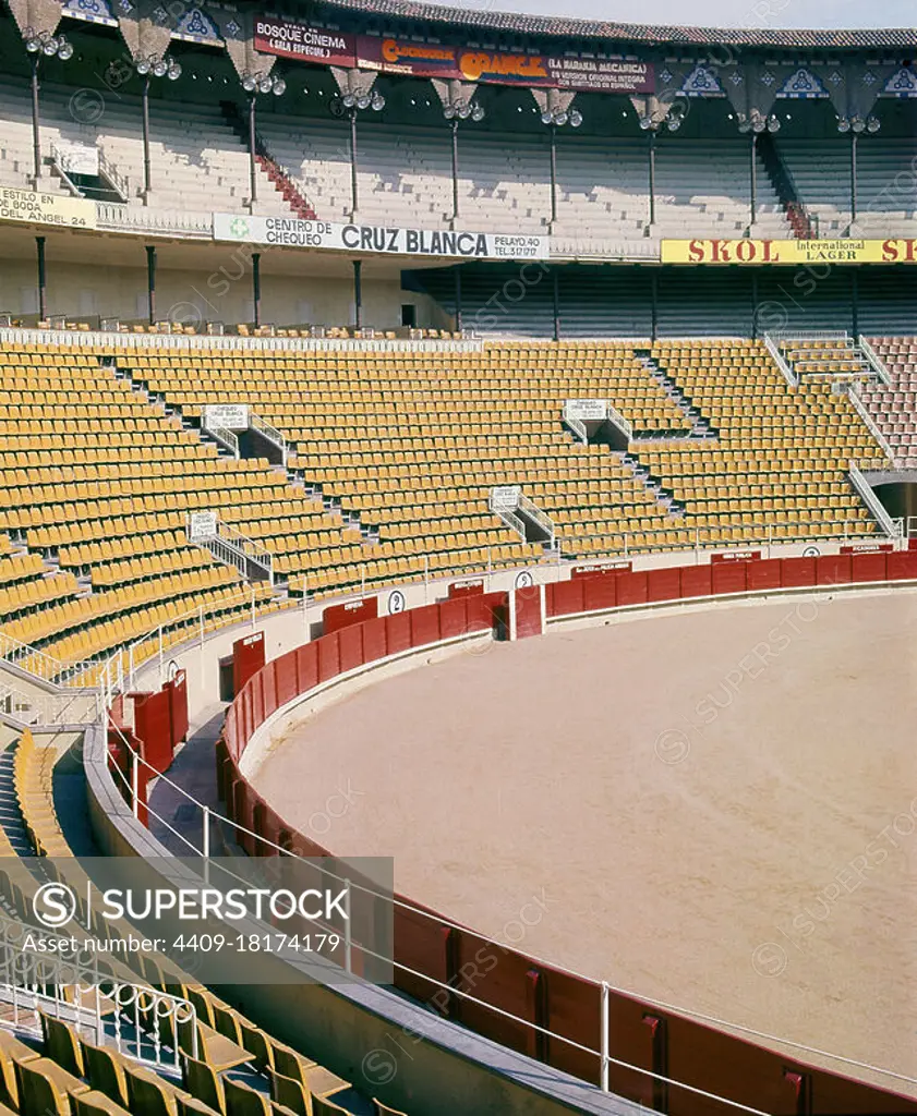 VISTA DEL RUEDO Y TENDIDOS DE LA PLAZA DE TOROS MONUMENTAL DE BARCELONA. Location: Plaza de Toros Monumental de Barcelona. Barcelona. SPAIN.