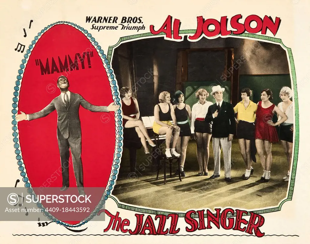 AL JOLSON in THE JAZZ SINGER (1927), directed by ALAN CROSLAND.