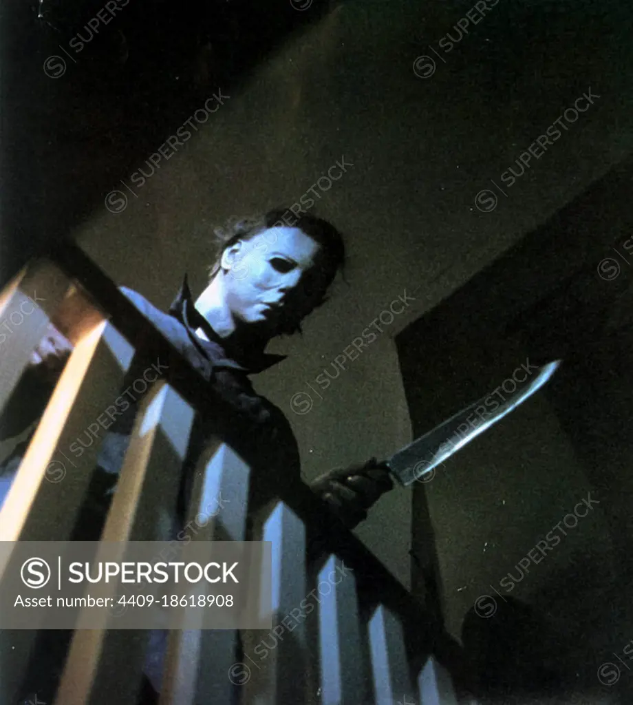 NICK CASTLE in HALLOWEEN (1978), directed by JOHN CARPENTER.