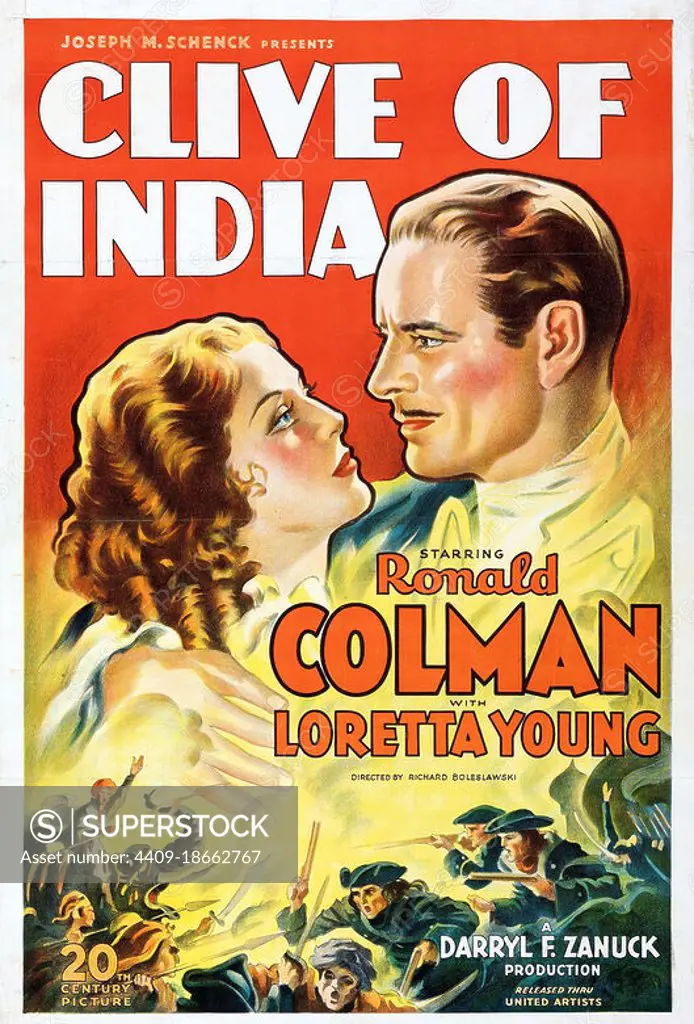 CLIVE OF INDIA (1935), directed by RICHARD BOLESLAVSKI.