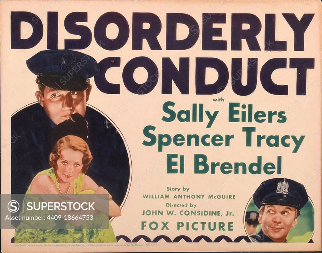 DISORDERLY CONDUCT (1932), directed by JOHN CONSIDINE JR.