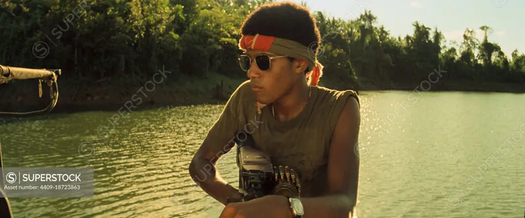 LAURENCE FISHBURNE in APOCALYPSE NOW (1979), directed by FRANCIS FORD COPPOLA.