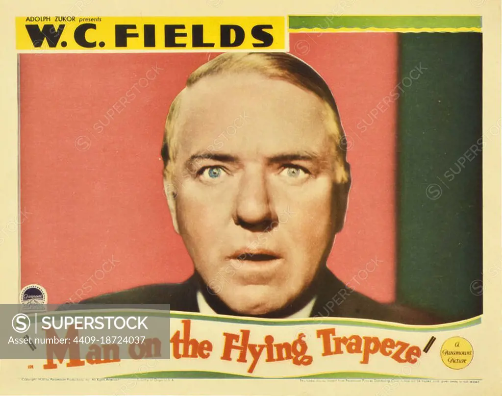 W. C. FIELDS in MAN ON THE FLYING TRAPEZE (1935), directed by CLYDE BRUCKMAN.