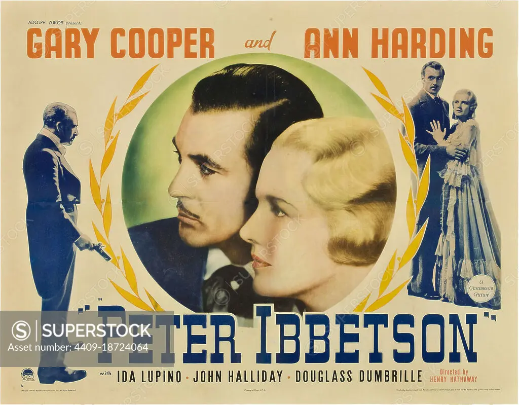 GARY COOPER and ANN HARDING in PETER IBBETSON (1935), directed by HENRY HATHAWAY.