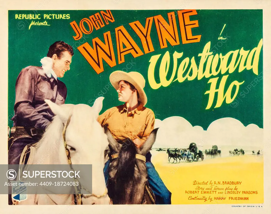 JOHN WAYNE in WESTWARD HO (1935), directed by ROBERT NORTH BRADBURY.