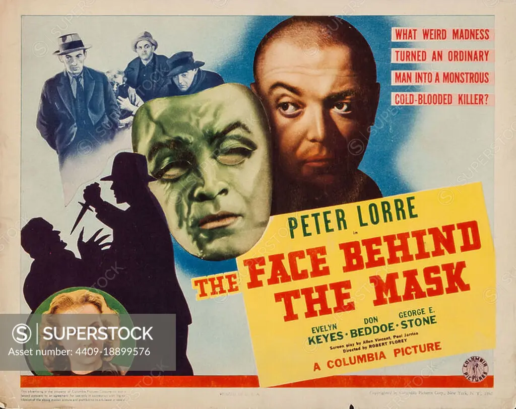 PETER LORRE in THE FACE BEHIND THE MASK (1941), directed by ROBERT FLOREY.