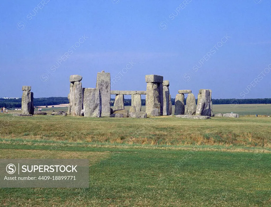 CROMLECH DE STONEHENGE - SANTUARIO UTILIZADO COMO SEPULCRO Y CALENDARIO DE PIEDRA - 2500/1700 AC. Location: STONEHENGE. Salisbury. ENGLAND.