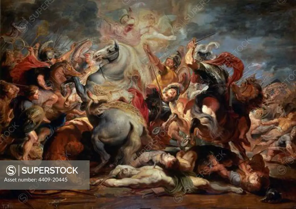 The Death of Consul Decius Mus. La muerte del consul Decio Mus. 0.99 X 1.38. Madrid, Prado museum. Author: RUBENS, PETER PAUL. Location: MUSEO DEL PRADO-PINTURA, MADRID, SPAIN.