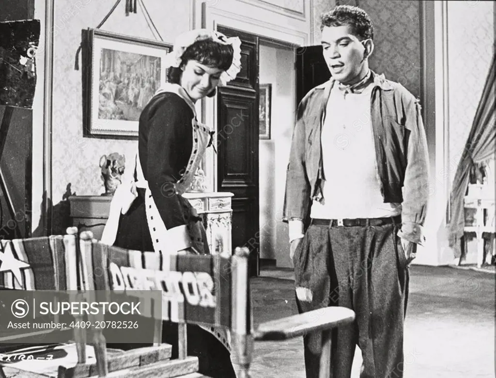 CANTINFLAS in THE EXTRA (1962) -Original title: EL EXTRA-, directed by MIGUEL M. DELGADO.