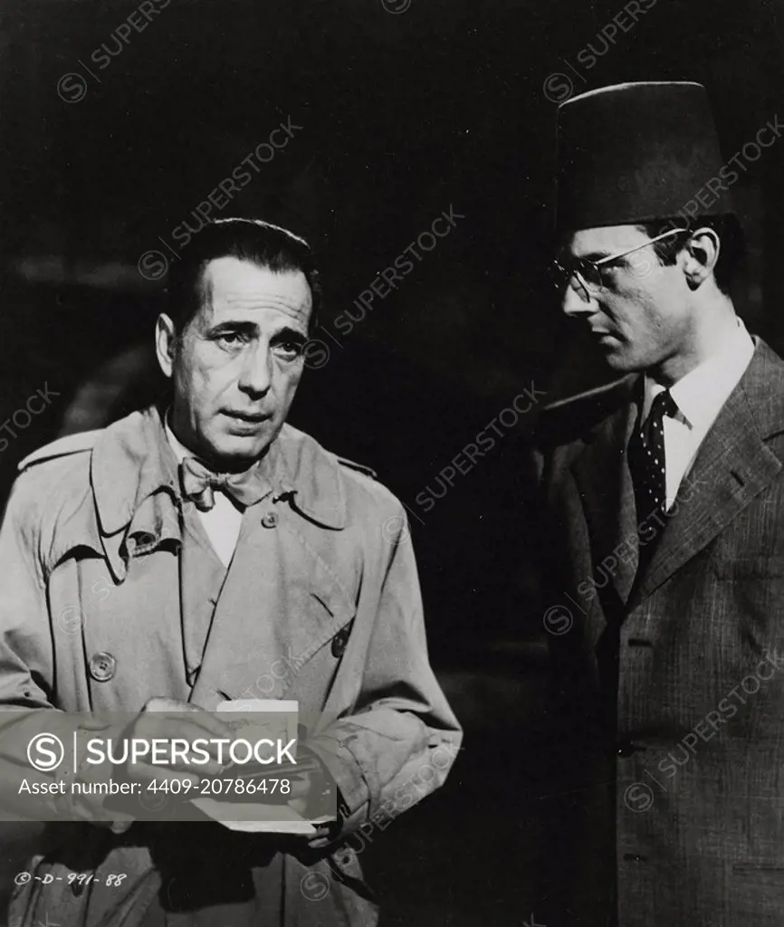 HUMPHREY BOGART in SIROCCO (1951), directed by CURTIS BERNHARDT.