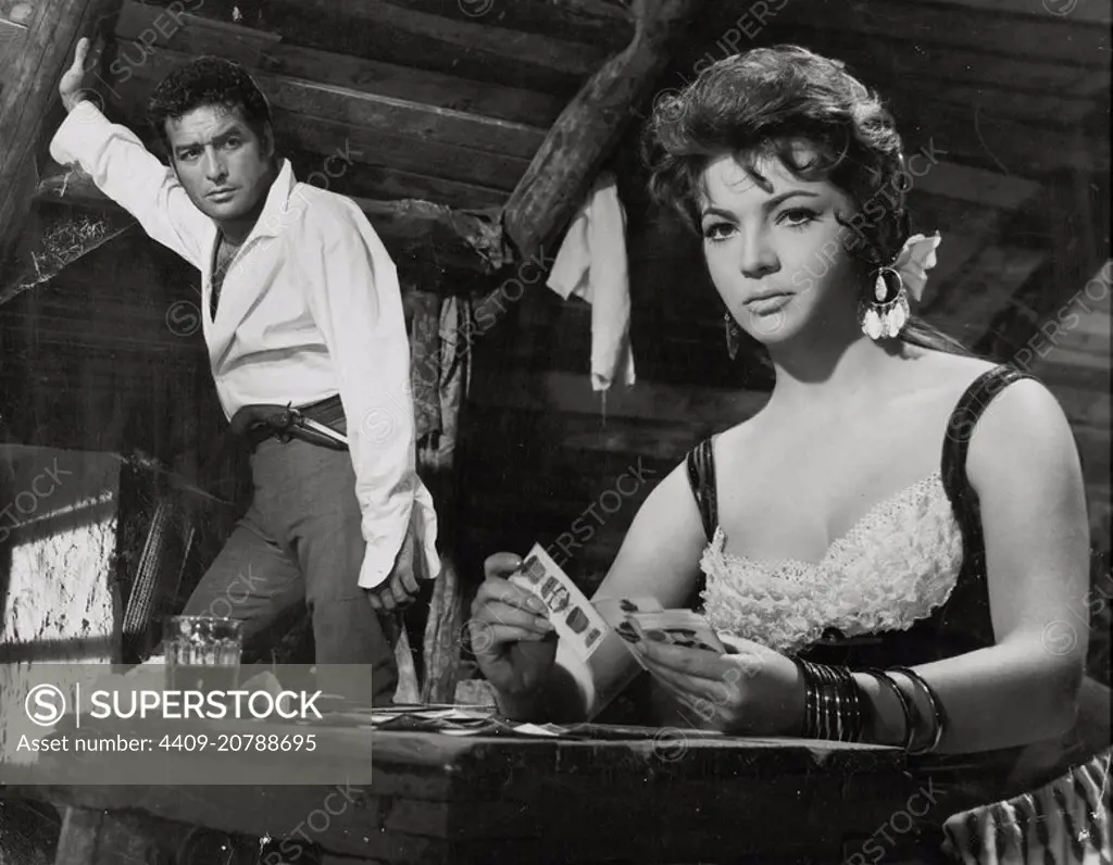 JORGE MISTRAL and SARA MONTIEL in CARMEN LA DE RONDA (1959), directed by  TULIO DEMICHELI. - SuperStock