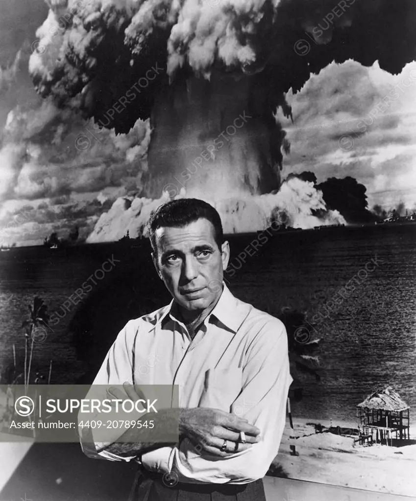 HUMPHREY BOGART in DEADLINE-U. S. A. (1952), directed by RICHARD BROOKS.