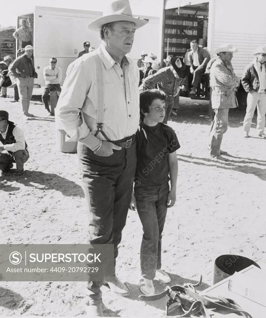 JOHN WAYNE in THE COWBOYS (1972), directed by MARK RYDELL.