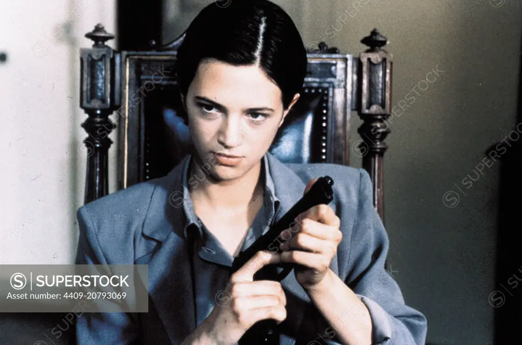 ASIA ARGENTO in STENDHAL'S SYNDROME (1996) -Original title: LA SINDROME DI STENDHAL-, directed by DARIO ARGENTO.