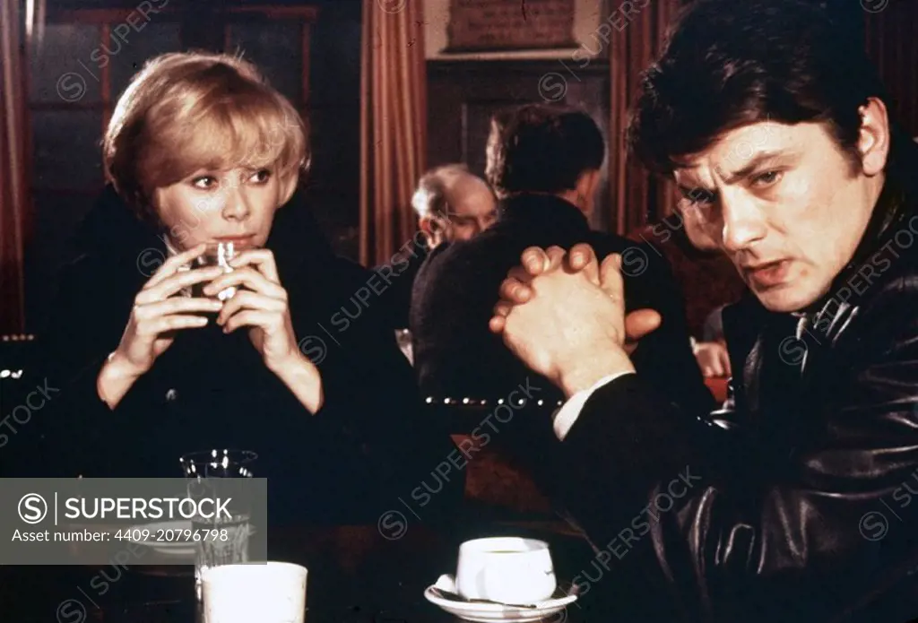 ALAIN DELON and MIREILLE DARC in JEFF (1969), directed by JEAN HERMAN.