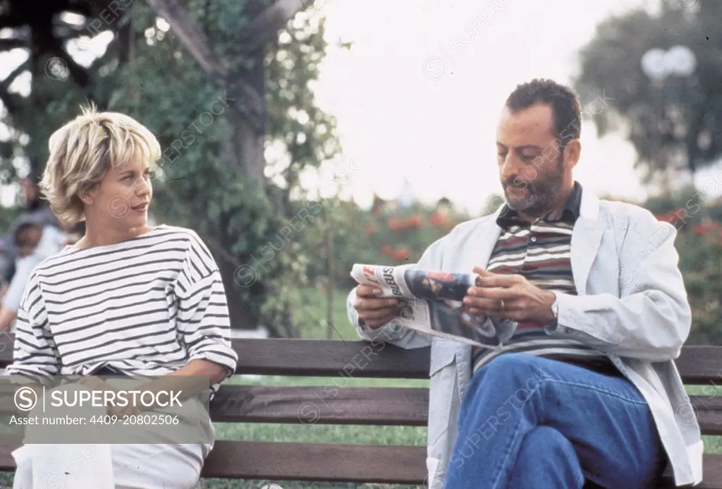 JEAN RENO and MEG RYAN in FRENCH KISS (1995), directed by LAWRENCE KASDAN.