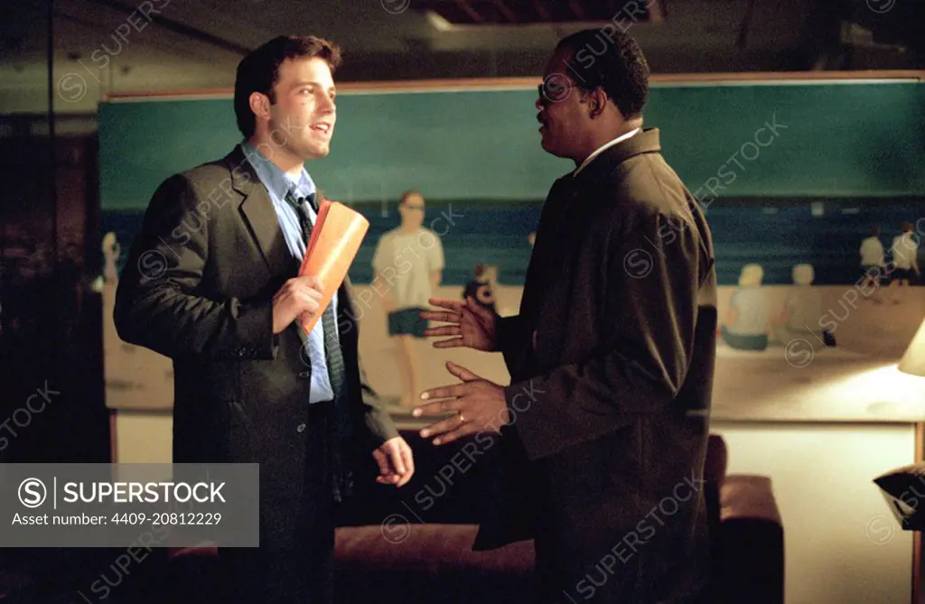 BEN AFFLECK and SAMUEL L. JACKSON in CHANGING LANES (2002), directed by ROGER MICHELL.