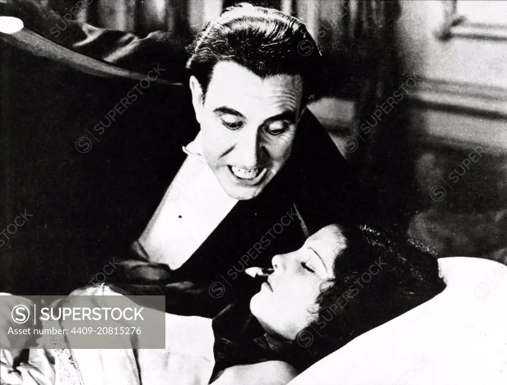 LUPITA TOVAR and CARLOS VILLARIAS in SPANISH DRACULA (1931) -Original title: DRACULA-, directed by GEORGE MELFORD.