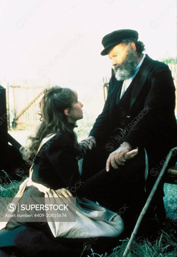 BARBRA STREISAND and NEHEMIAH PERSOFF in YENTL (1983), directed by BARBRA STREISAND and HARRY D'ABBADIE D'ARRAST.