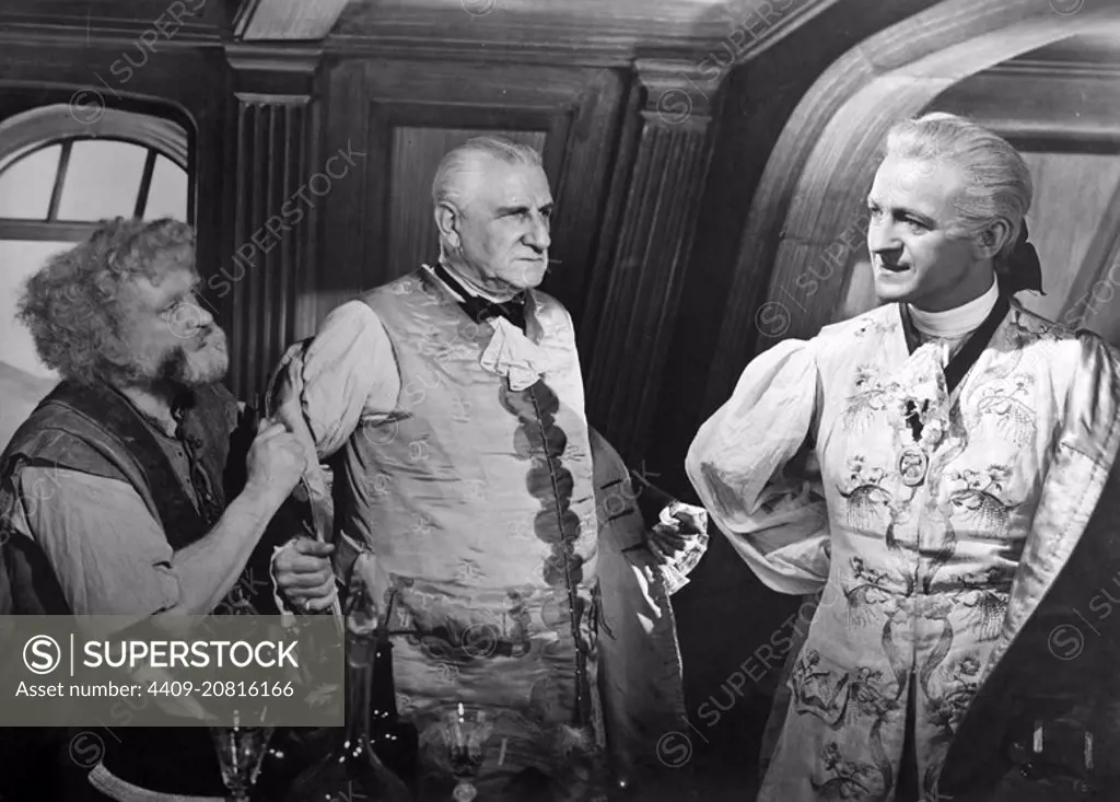 FINLAY CURRIE and DAVID NIVEN in BONNIE PRINCE CHARLIE (1948), directed by ANTHONY KIMMINS.