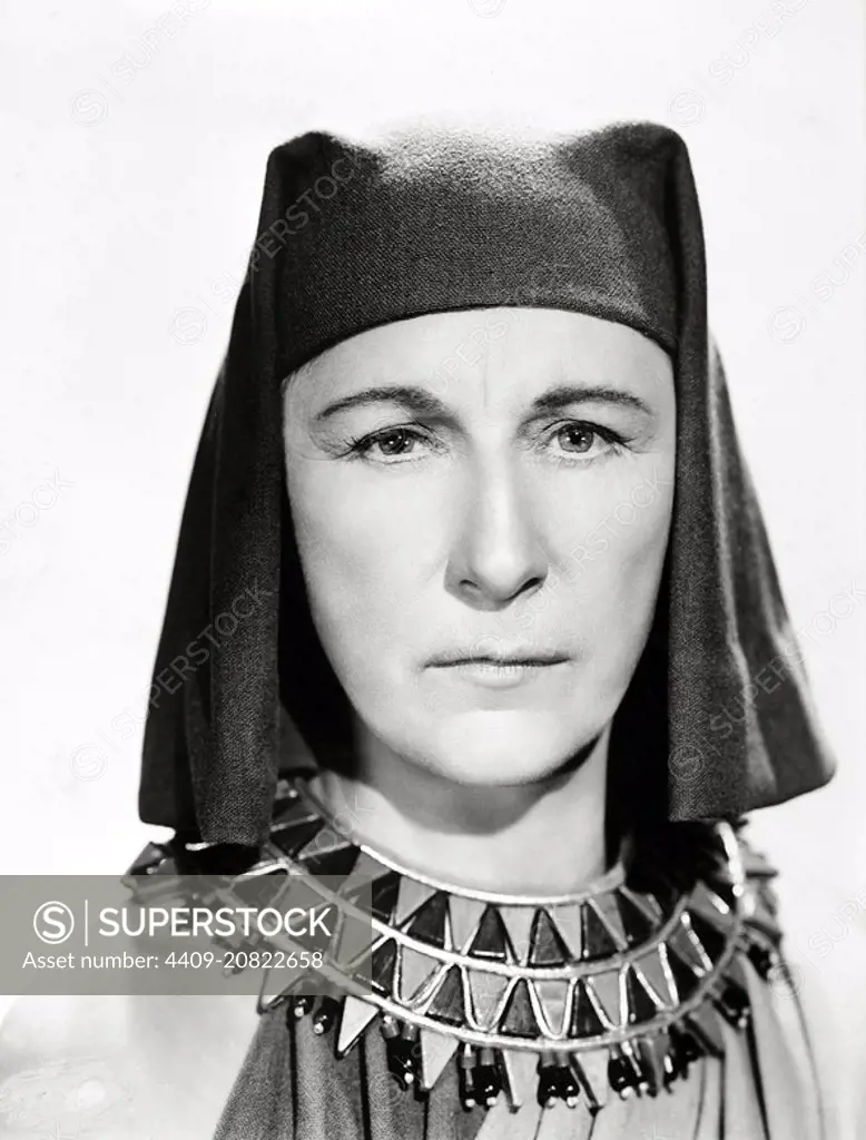 JUDITH ANDERSON in THE TEN COMMANDMENTS (1956), directed by CECIL B DEMILLE.