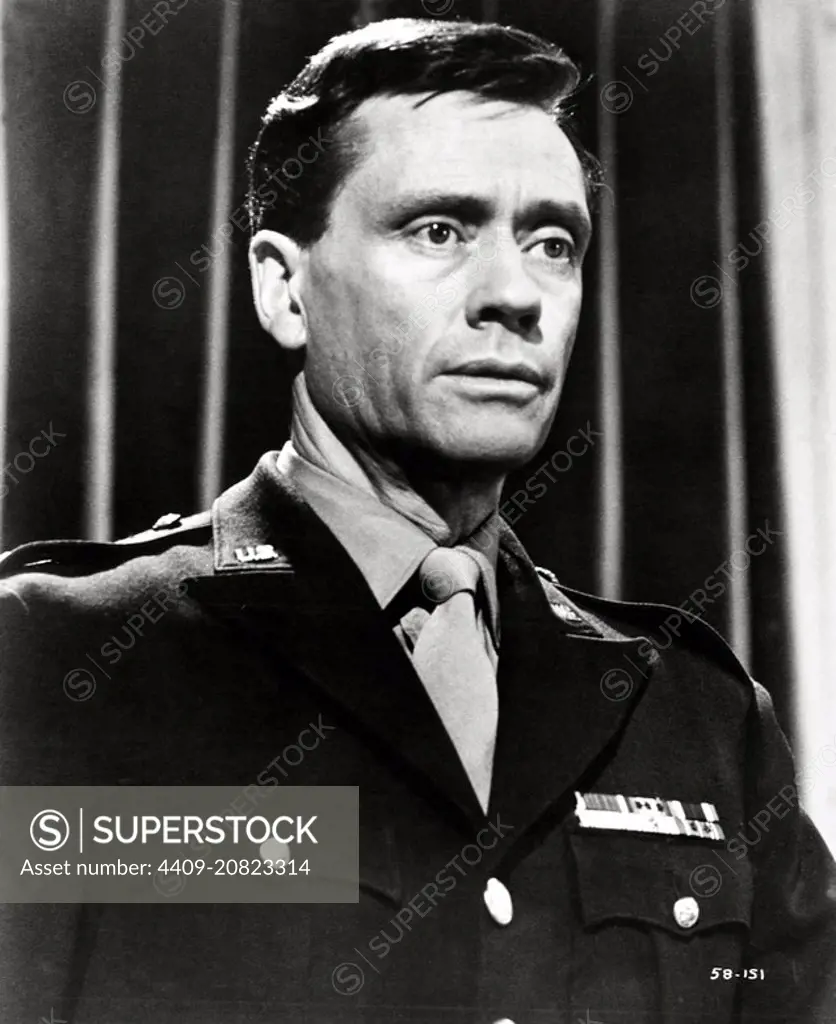 MEL FERRER in THE LONGEST DAY (1962), directed by KEN ANNAKIN and ANDREW MARTON.