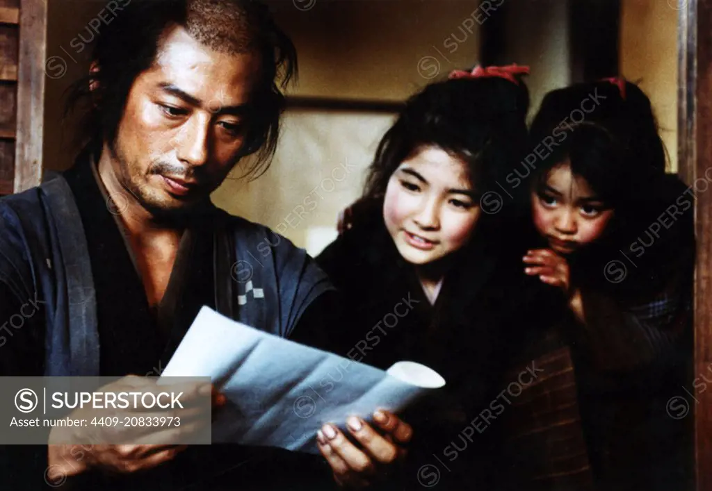 HIROYUKI SANADA, MIKI ITO and ERINA HASHIGUCHI in THE TWILIGHT SAMURAI (2002) -Original title: TASOGARE SEIBEI-, directed by YOJI YAMADA.