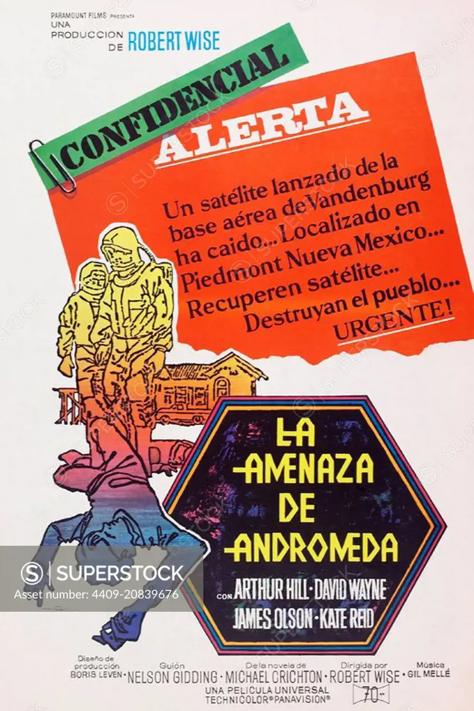 THE ANDROMEDA STRAIN (1971), directed by ROBERT WISE.