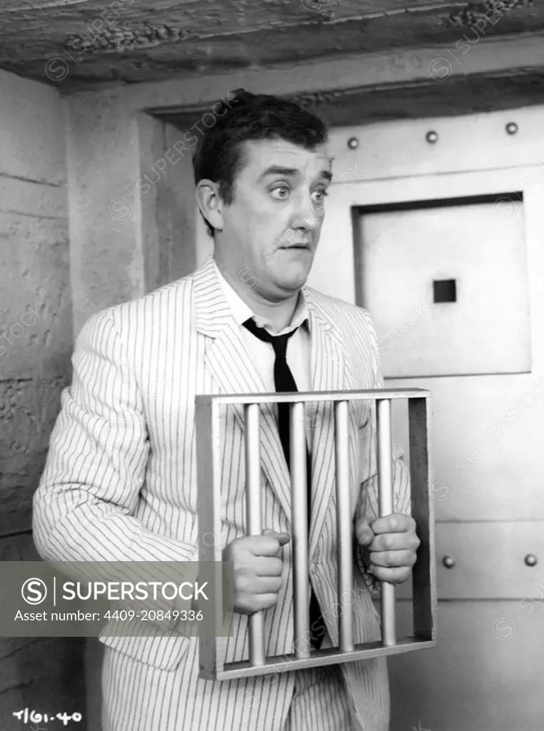 BERNARD CRIBBINS in CARRY ON SPYING (1964), directed by GERALD THOMAS.