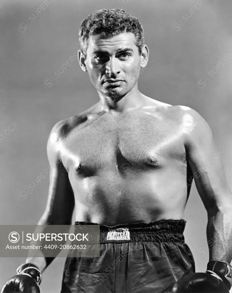 JEFF CHANDLER in IRON MAN (1951), directed by JOSEPH PEVNEY.