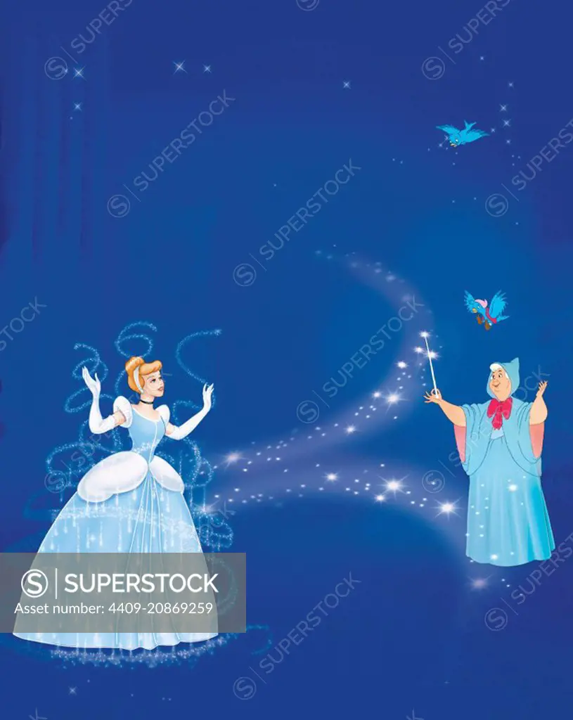 CINDERELLA (1950), directed by CLYDE GERONIMI, WILFRED JACKSON and HAMILTON LUSKE.