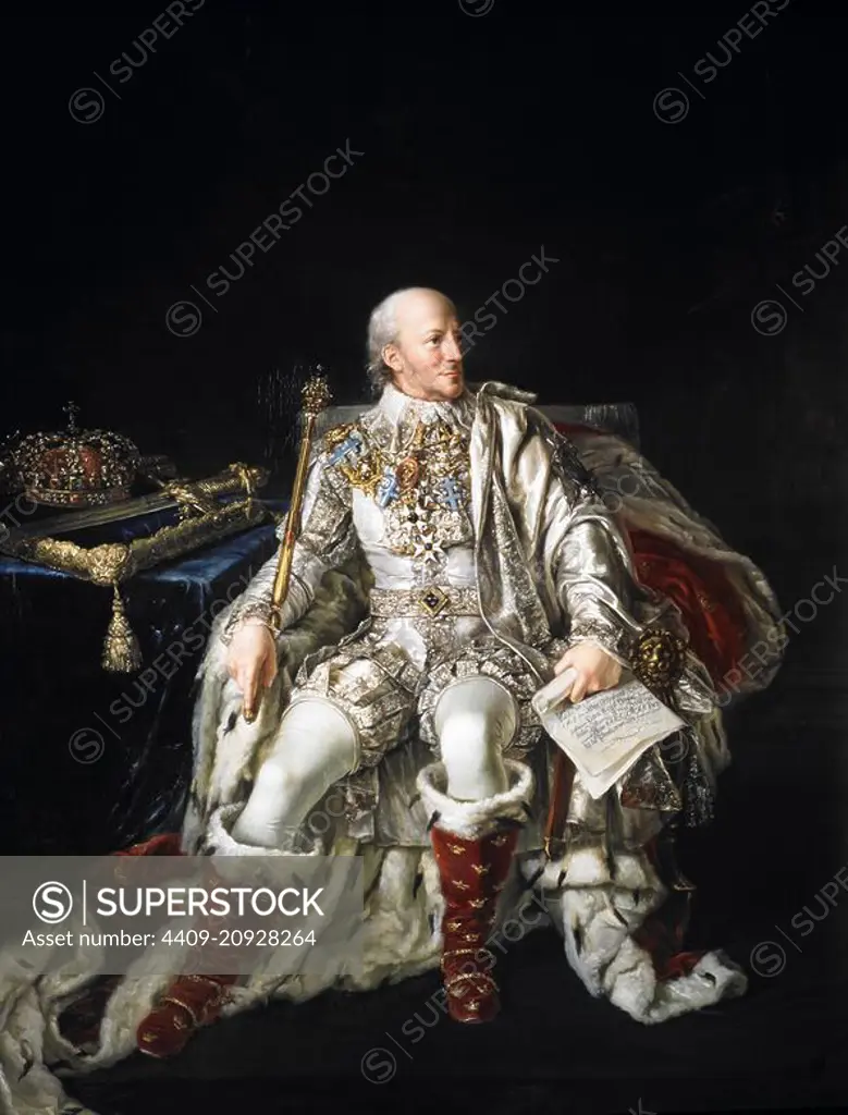 King Charles XIII of Sweden and Norway 1748-1818, 1781. Museum: GRIPSHOLM CASTLE, SWEDEN. Author: Per the Elder Krafft.