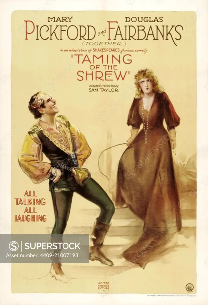 THE TAMING OF THE SHREW (1929), directed by SAM TAYLOR.