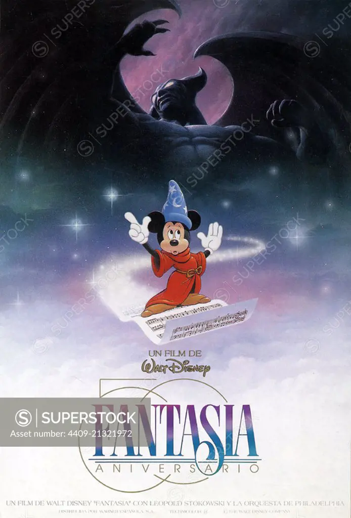 Original Film Title: FANTASIA. English Title: FANTASIA. Film Director: WILFRED JACKSON; HAMILTON LUSKE; BEN SHARPSTEEN; JAMES ALGAR; JIM HANDLEY; PAUL SATTERFIELD; FORD BEEBE. Year: 1940.