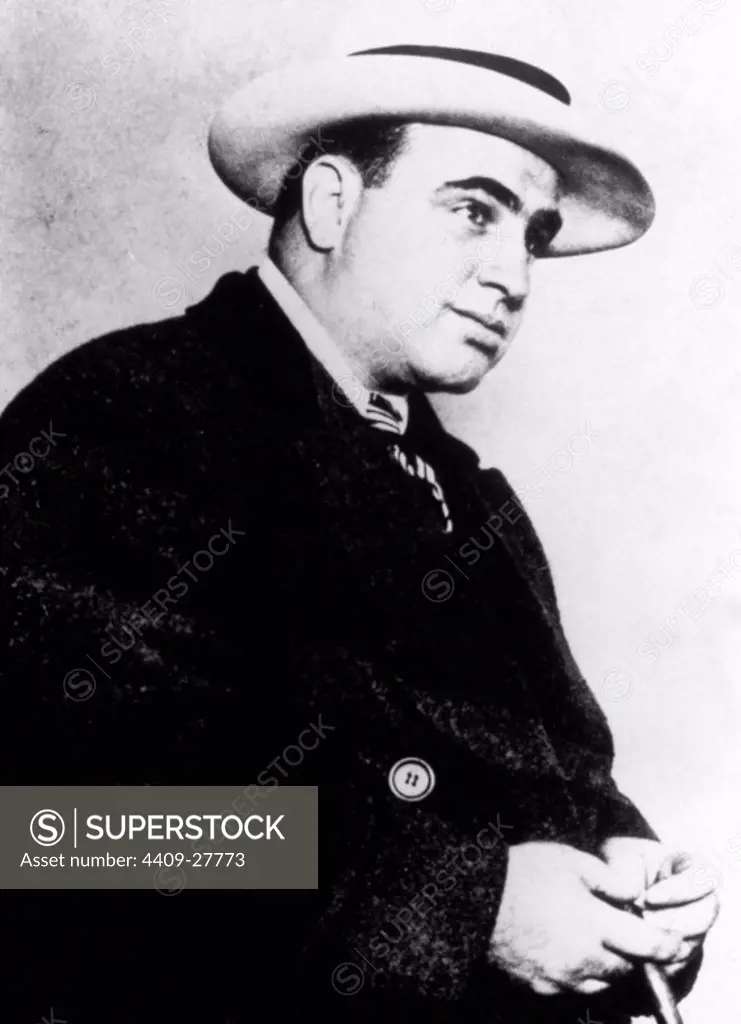 Al Capone (1899-1947), American gangster who led a Prohibition-era crime syndicate.