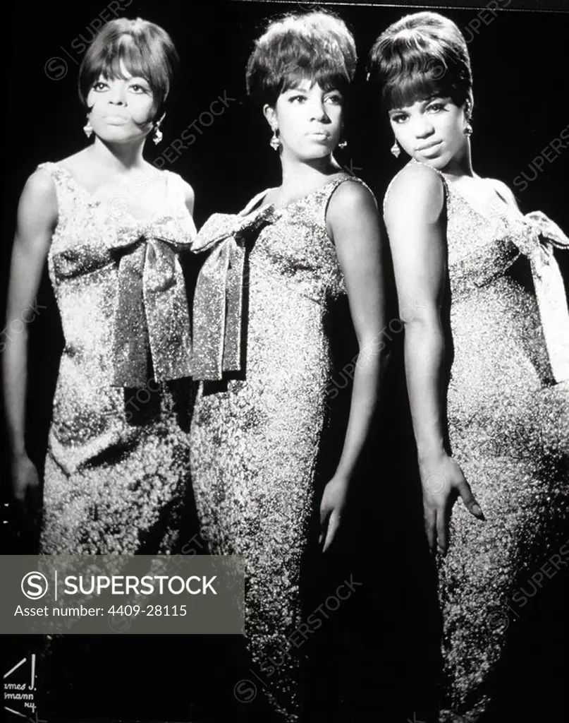 American female singing group, The Supremes. Diana Ross, Florence Ballard and Mary Wilson.