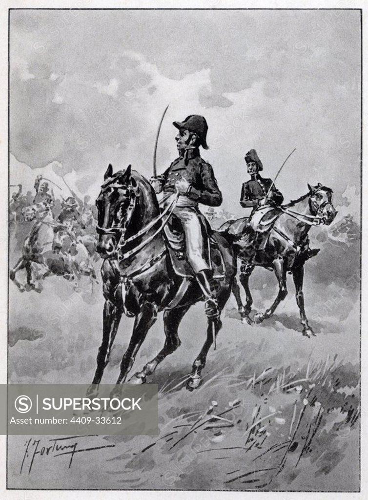 Historia de Argentina. Siglo XIX. Batalla del río Cagnazú entre las ...