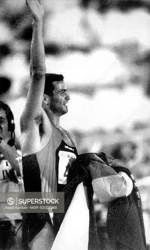 08/05/1992. Barcelona...6..8..92...Olympic Games Barcelona 92...Peñalver, silver in Decathlon.