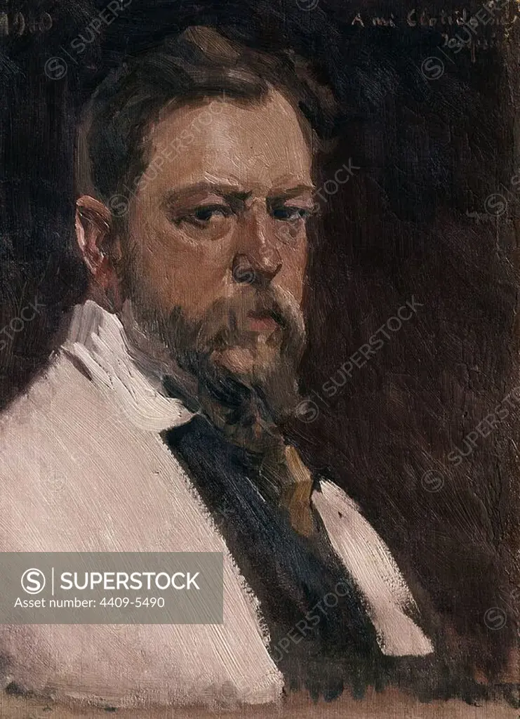 AUTORRETRATO - 1910 -NºMUS SOROLLA 899-. Author: Joaquin Sorolla. Location: MUSEO SOROLLA. MADRID. SPAIN.