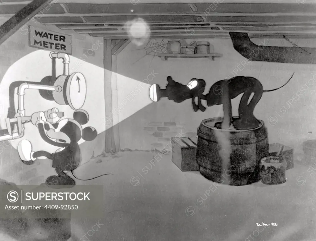 MICKEY MOUSE in PLAYFUL PLUTO (1934), directed by BURT GILLET.