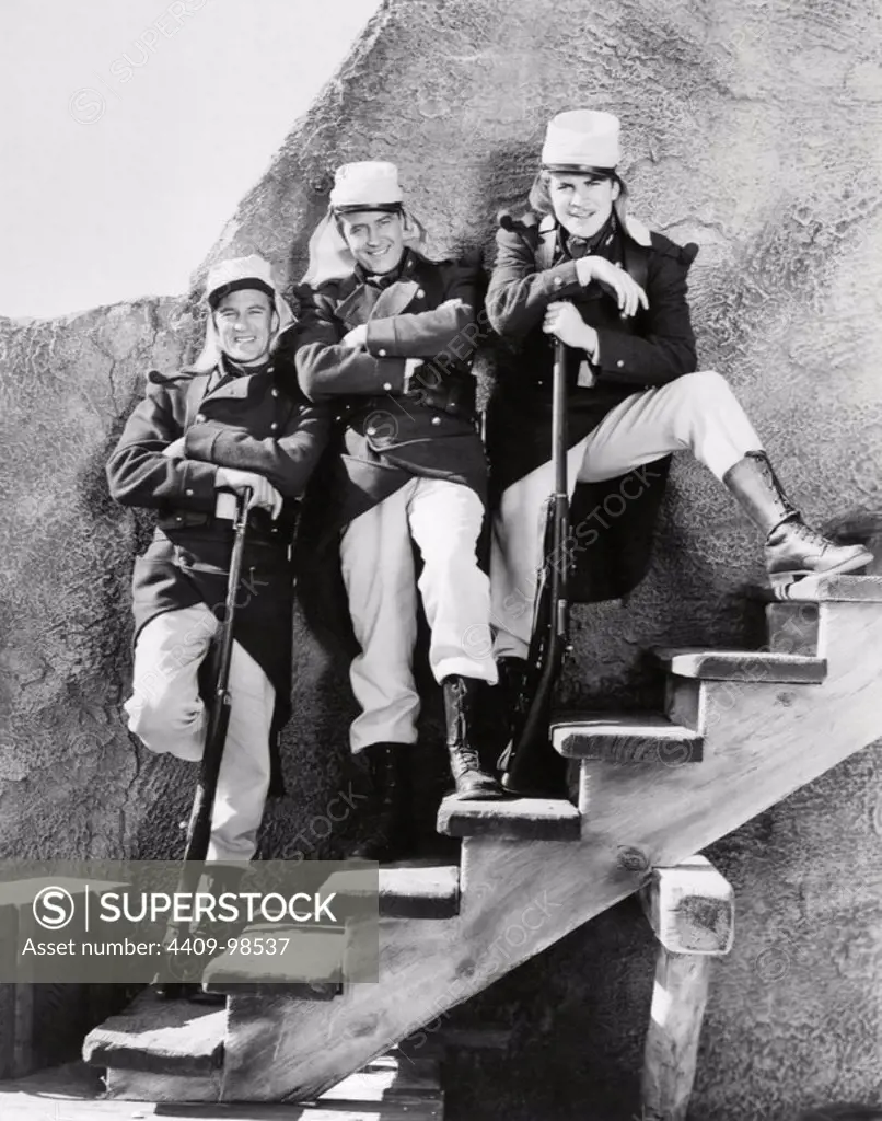 GARY COOPER, RAY MILLAND and ROBERT PRESTON in BEAU GESTE (1939), directed by WILLIAM A. WELLMAN.