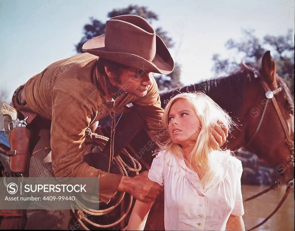 INGER STEVENS and BARBARA LUNA in FIRECREEK (1968), directed by VINCENT  MCEVEETY. - SuperStock